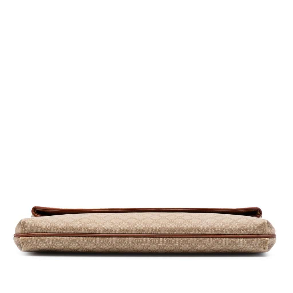 Celine Macadam Coated Canvas Clutch Beige Very good condition - Inside View