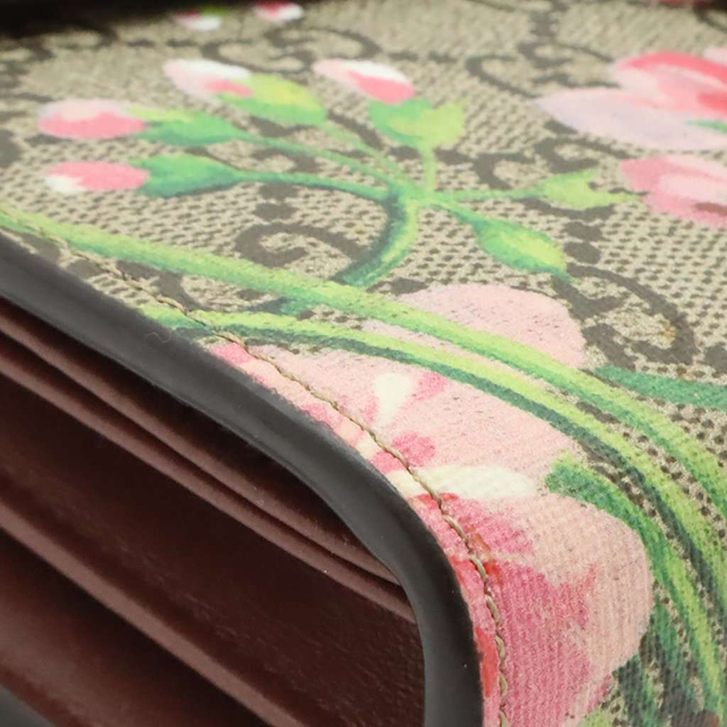 Gucci GG Supreme Blooms Dionysus Wallet on Chain Beige Very good condition - Box View