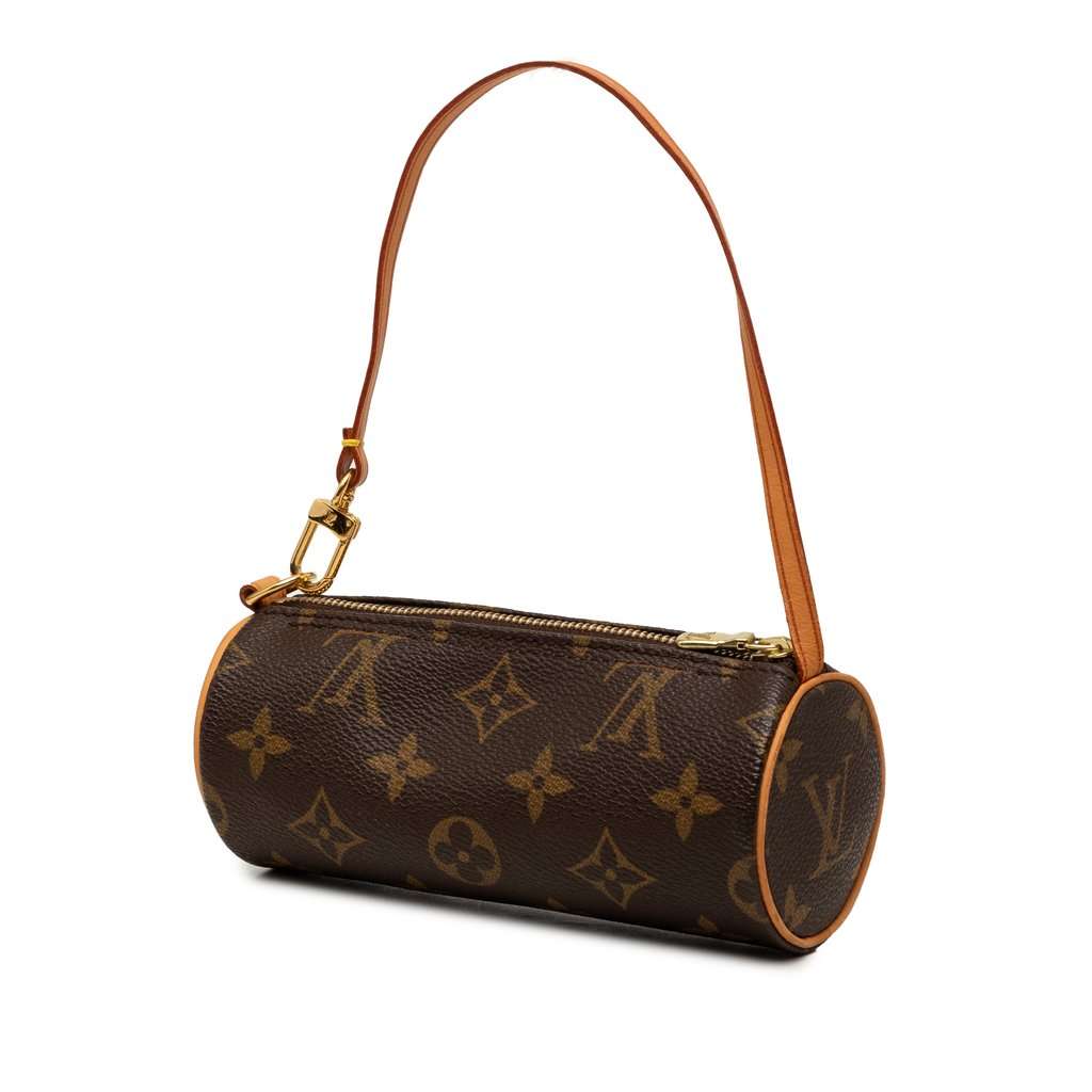 Louis Vuitton Monogram Papillon Pochette Brown Very good - Back View