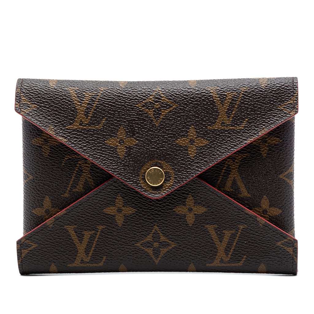 Louis Vuitton Monogram Pochette Kirigami MM Brown Very good condition - Front View