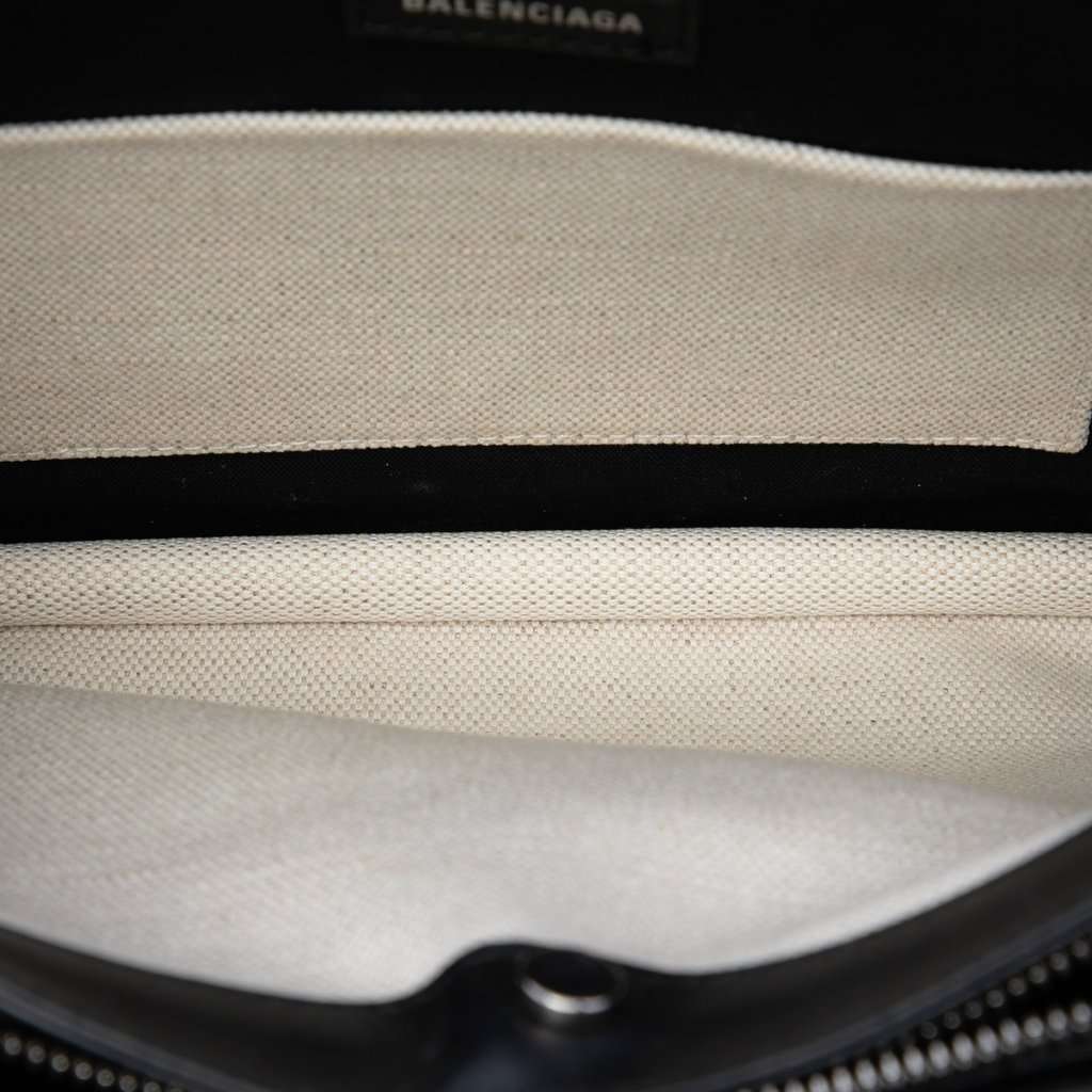 Balenciaga Canvas Navy Pochette Crossbody Brown Very good condition - Model View