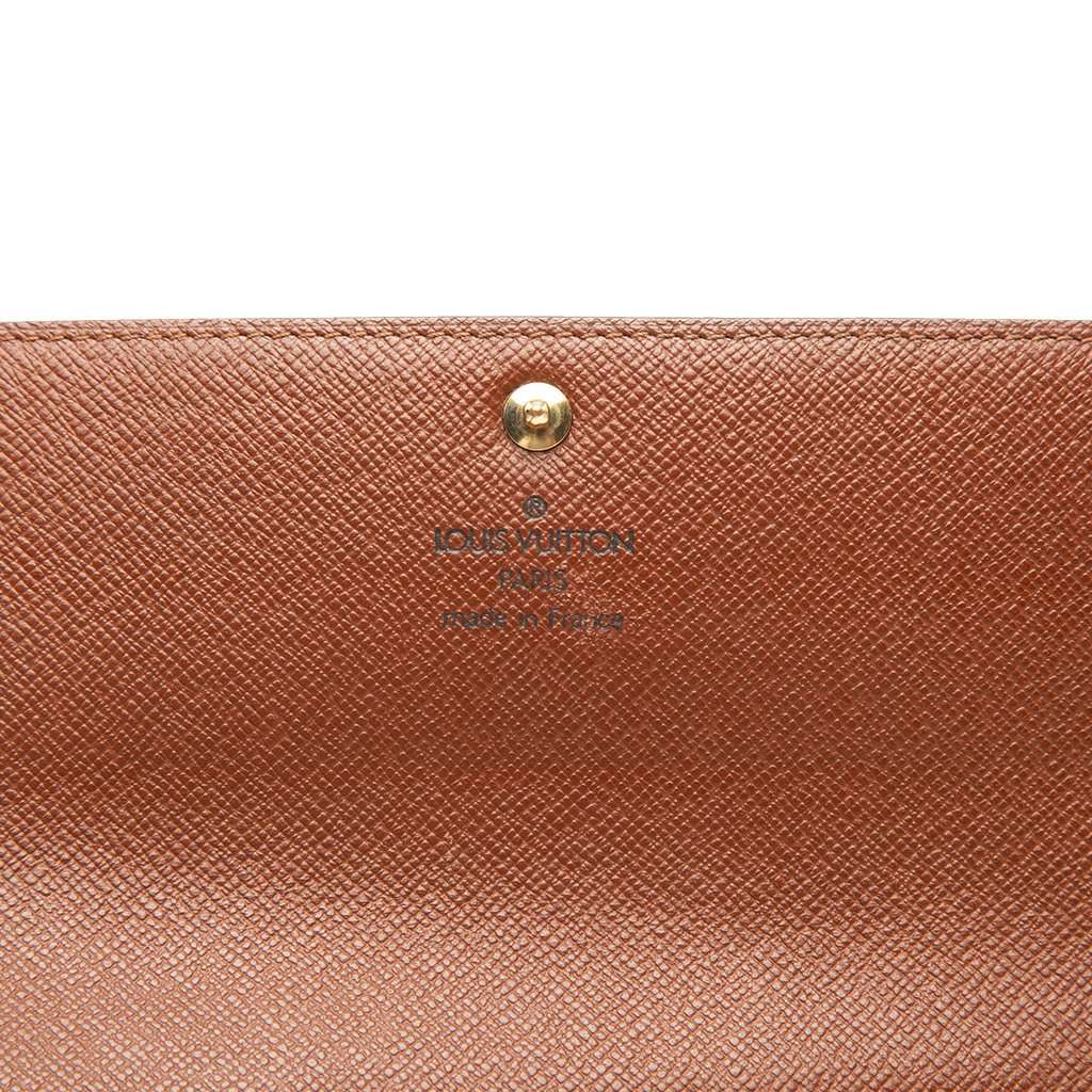 Louis Vuitton Stephen Sprouse Monogram Graffiti Porte Monnaie Credit Brown Very good - Box View