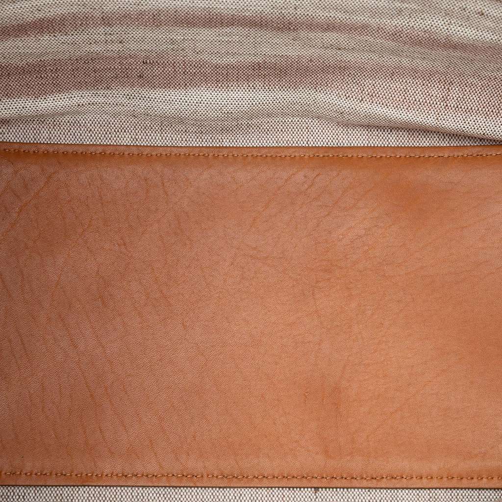 Burberry Canvas Striped Lauriston Tote Red Very good condition - Model View