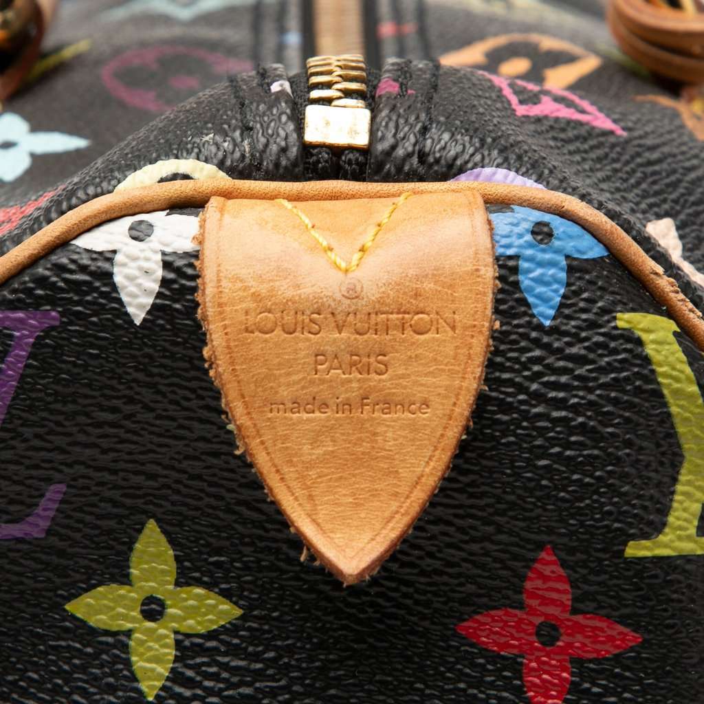 Louis Vuitton Monogram Multicolore Speedy 30 Black Very good - Box View