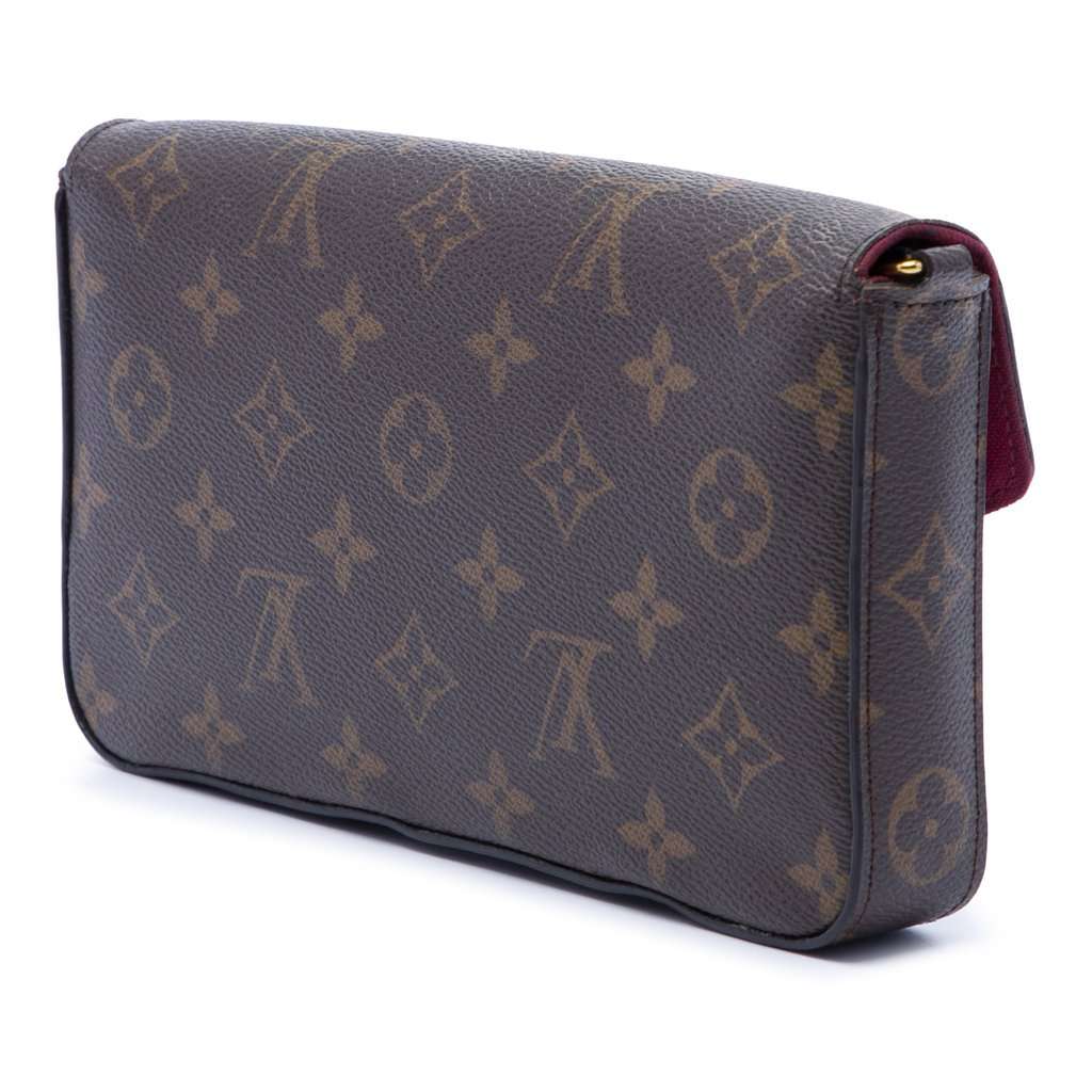 Louis Vuitton Monogram Pochette Felicie Brown Very good condition - Back View