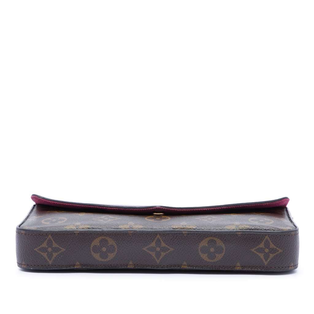 Louis Vuitton Monogram Pochette Felicie Brown Very good condition - Inside View