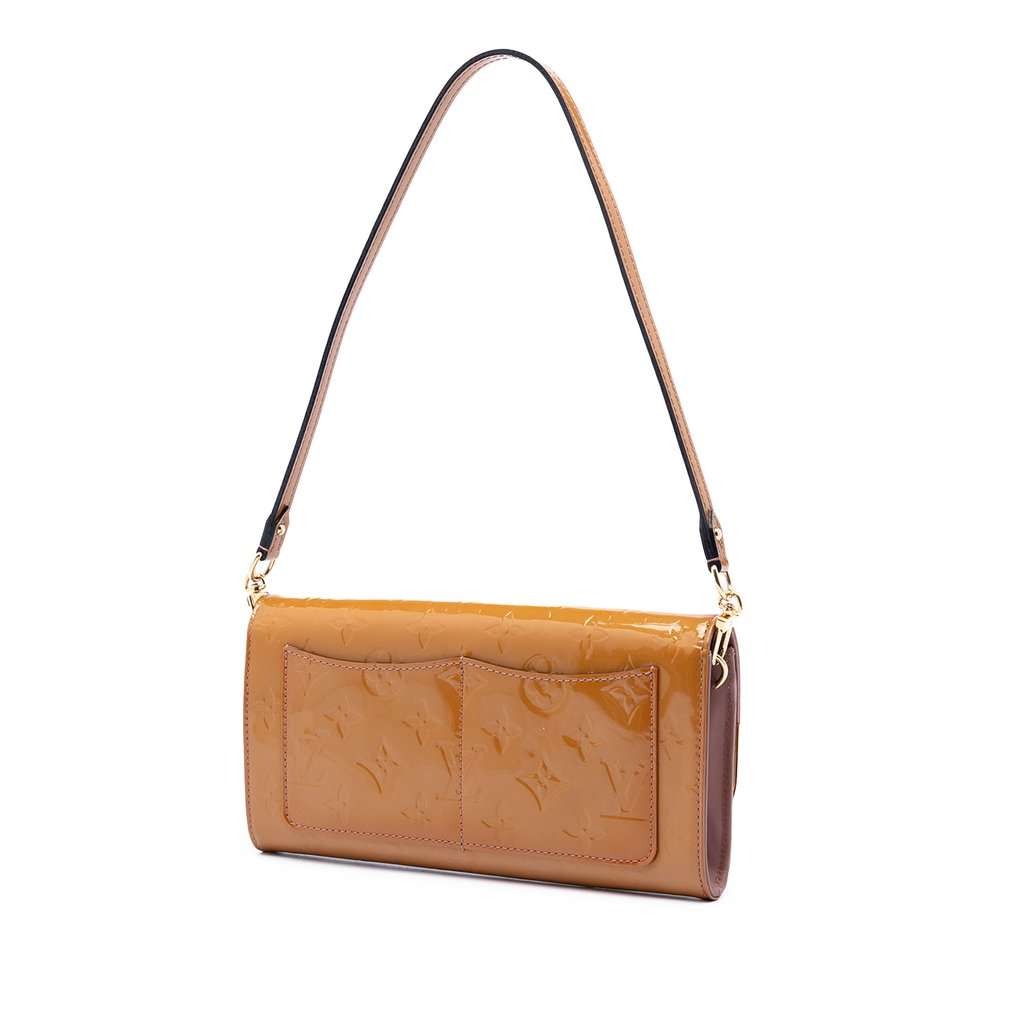 Louis Vuitton Monogram Vernis Rossmore MM Brown Leather Very good condition - Back View