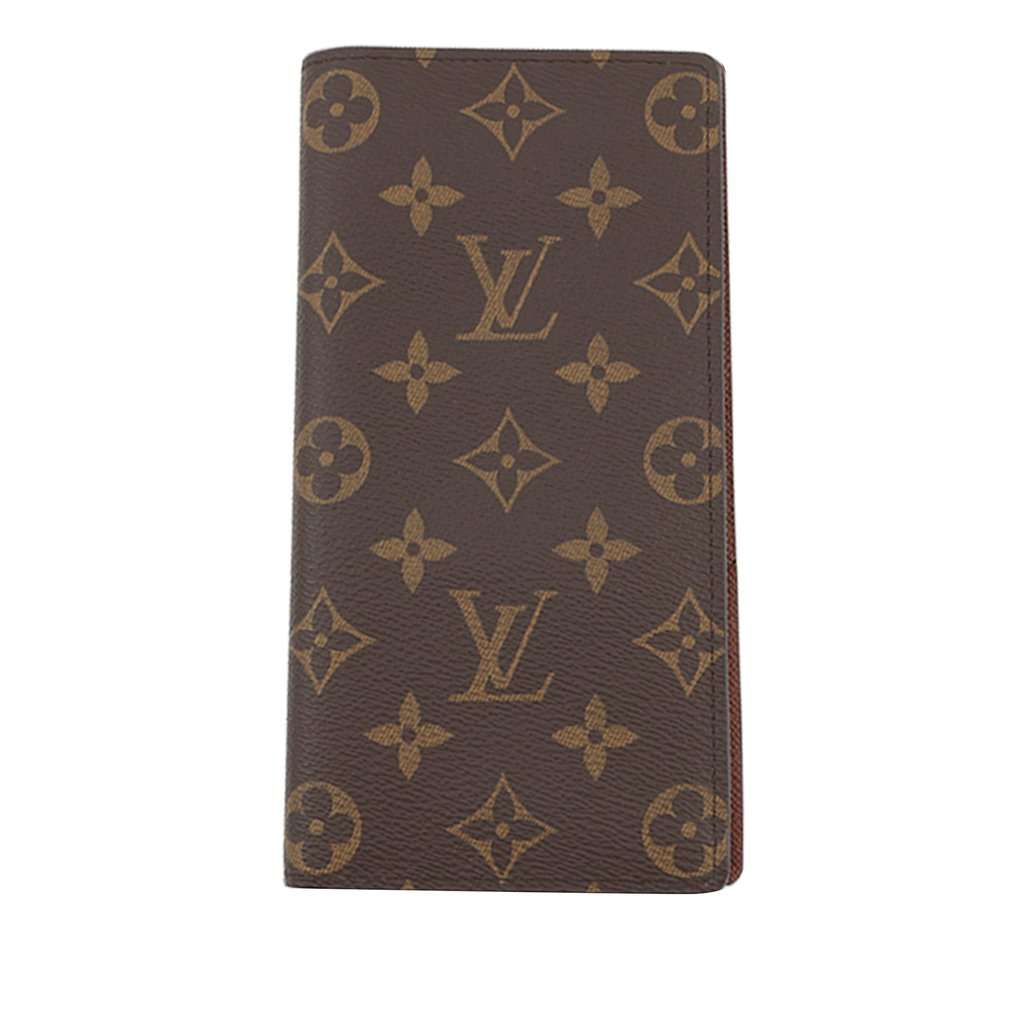 Louis Vuitton Monogram Brazza Wallet Brown Very good condition - Back View