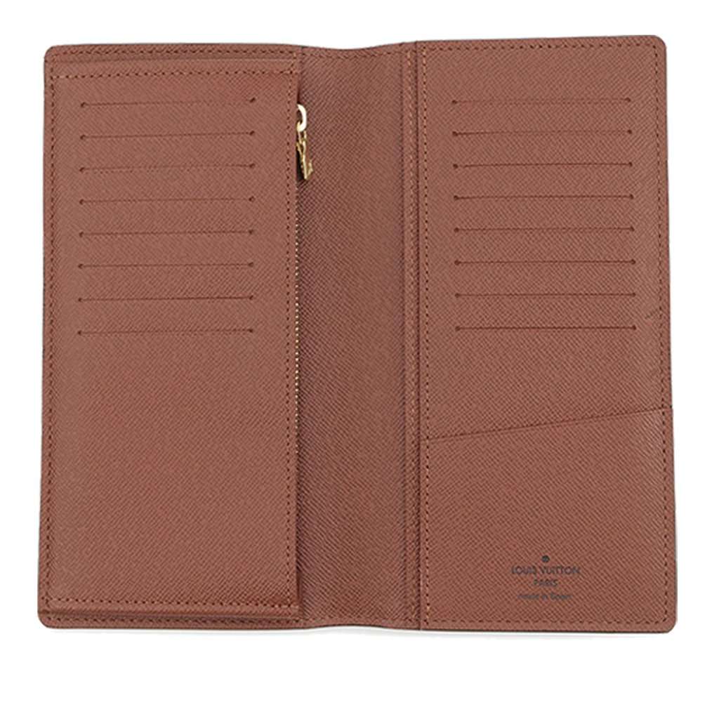 Louis Vuitton Monogram Brazza Wallet Brown Very good condition - Model View
