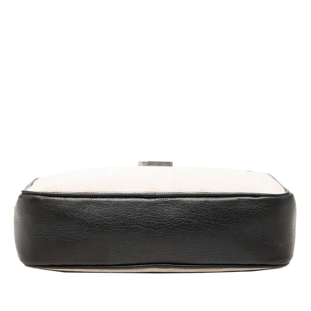 Saint Laurent Canvas Monogram Lou Camera Bag White Very good - Inside View