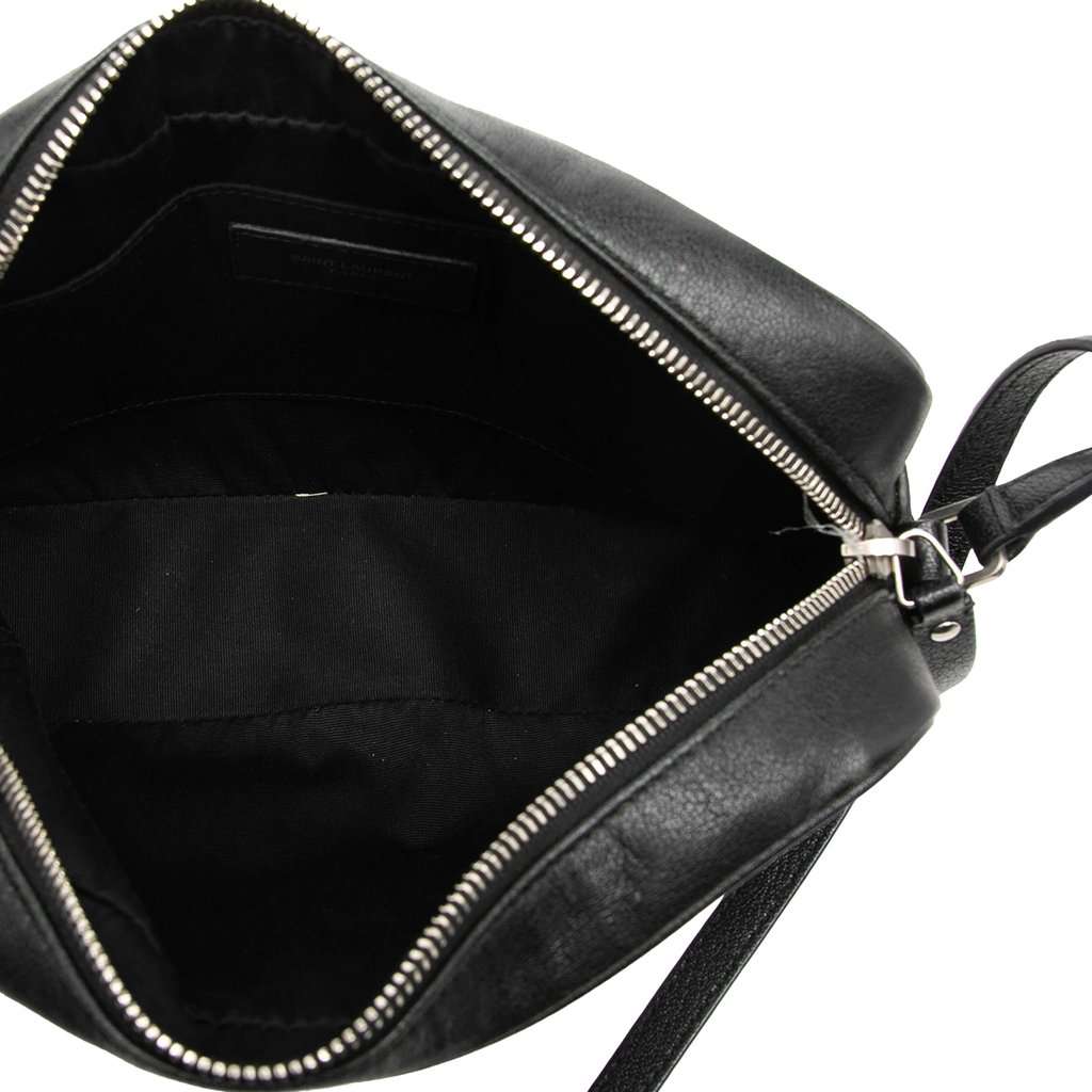 Saint Laurent Canvas Monogram Lou Camera Bag White Very good - Model View