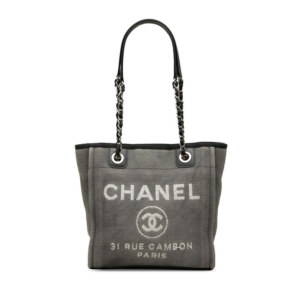 Chanel Mini Canvas Deauville Tote MultiColor Very good condition - Front View