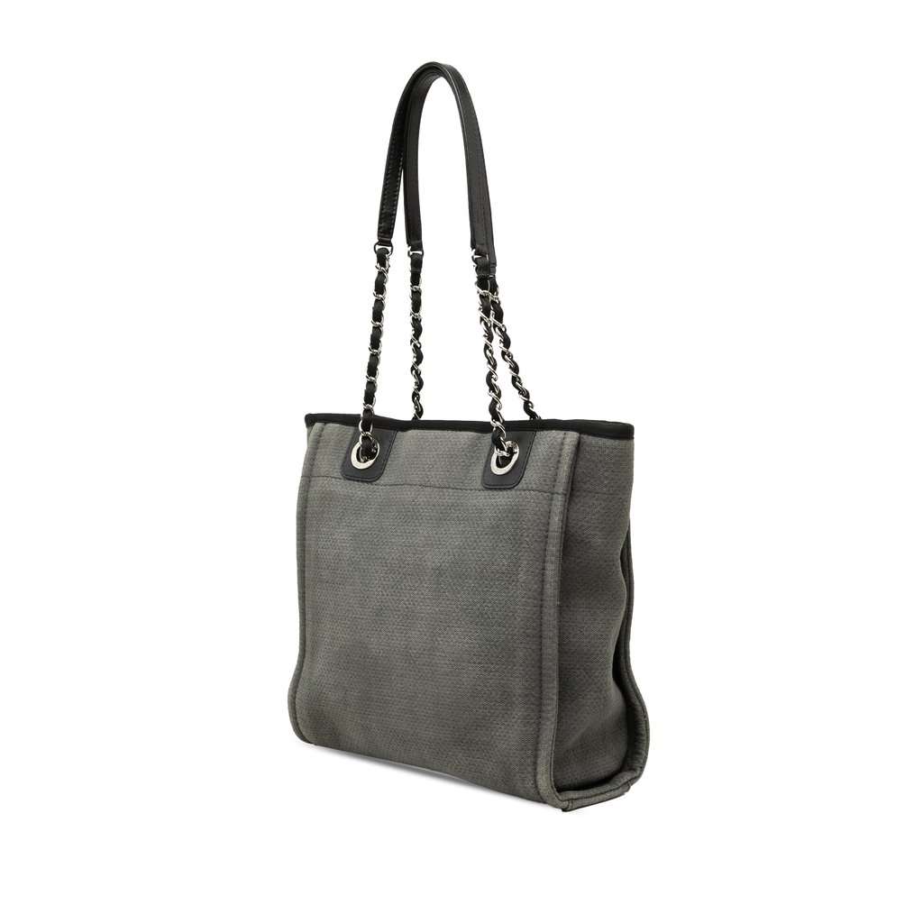 Chanel Mini Canvas Deauville Tote MultiColor Very good condition - Back View
