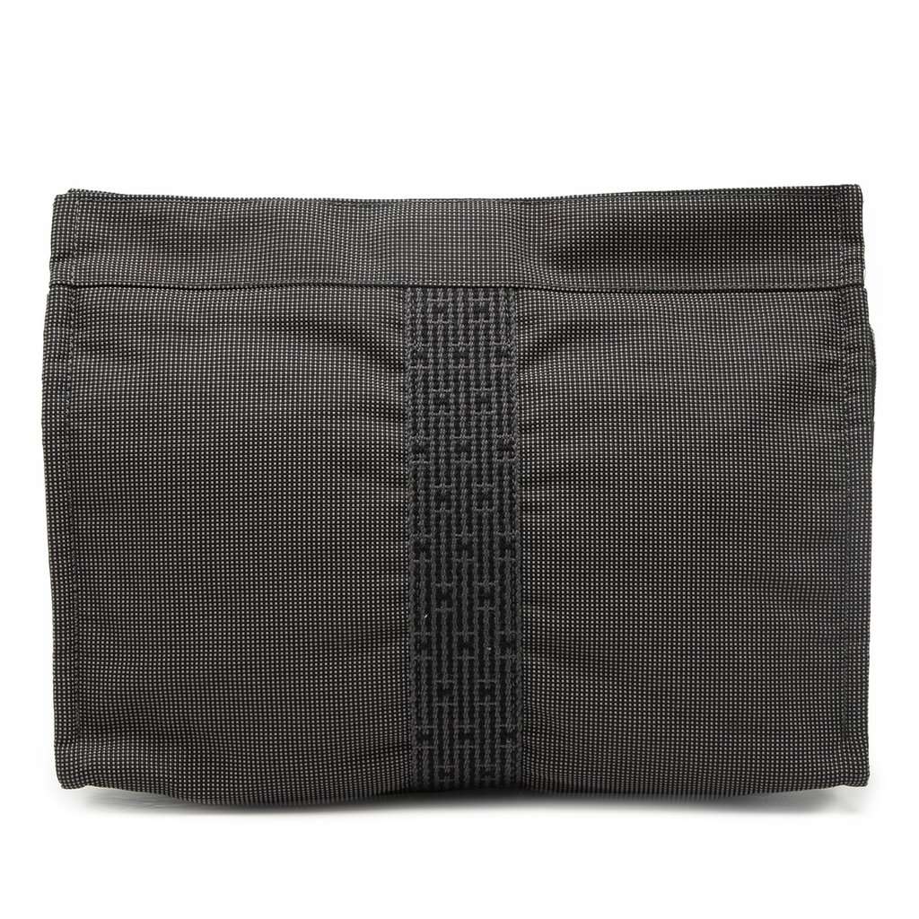 Hermès Canvas Herline Clutch MultiColor Very good - Front View