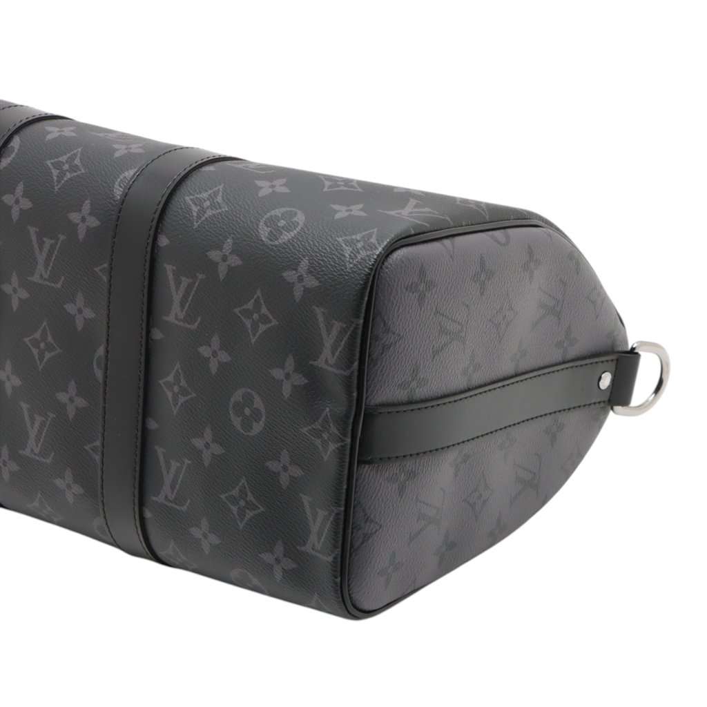 Louis Vuitton Monogram Eclipse Keepall Bandouliere 35 Black Very good condition - Model View
