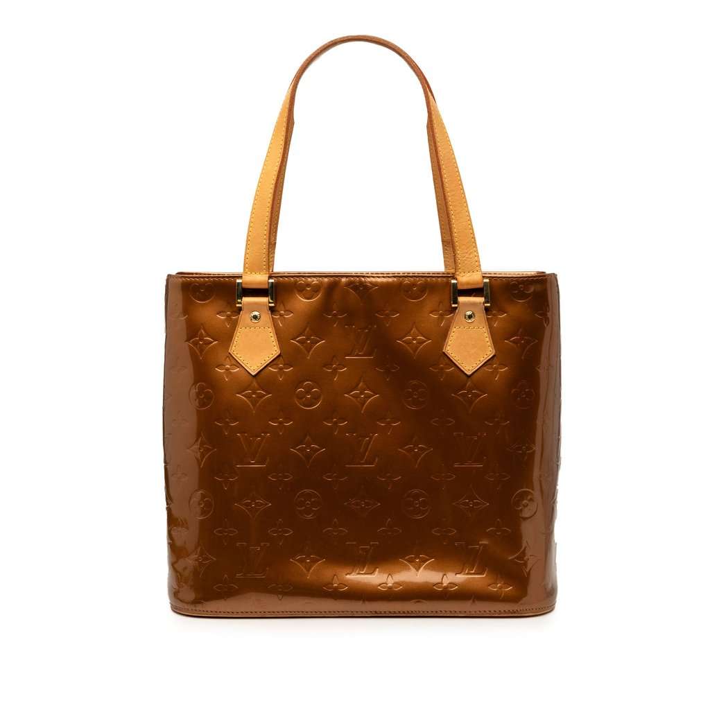 Louis Vuitton Monogram Vernis Houston Brown Leather Very good condition - Front View