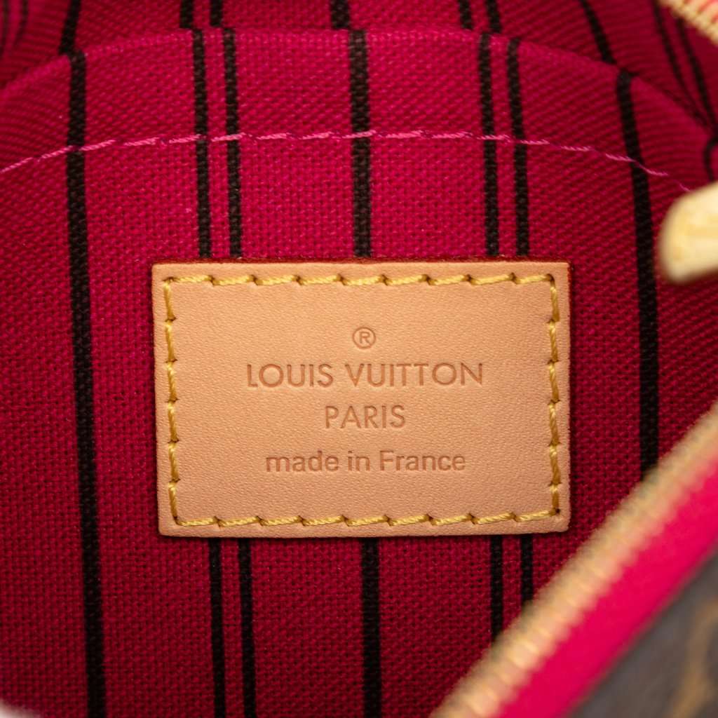 Louis Vuitton Monogram Neverfull Pochette PM Brown Very good - Box View