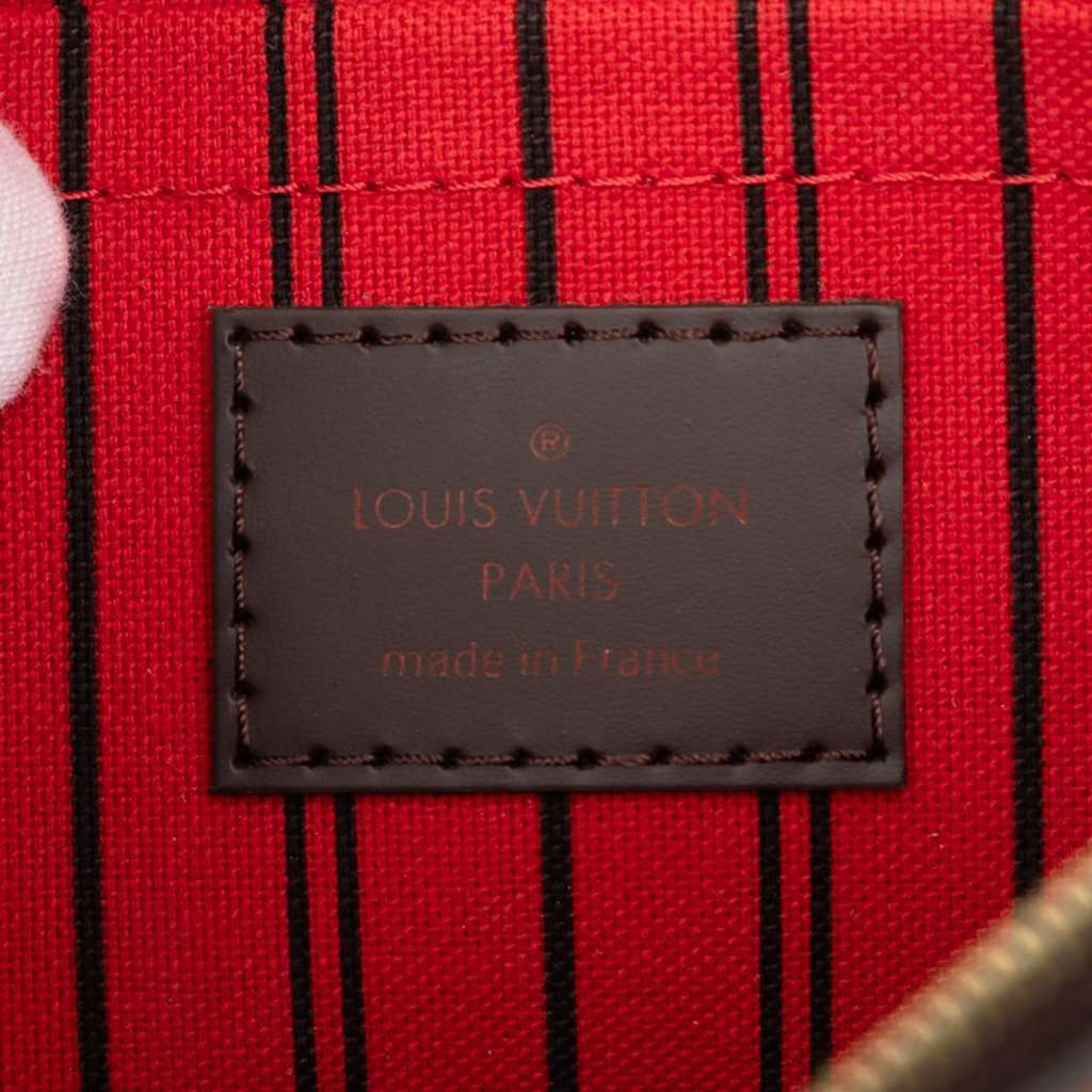 Louis Vuitton Damier Ebene Neverfull Pochette Brown Very good condition - Box View