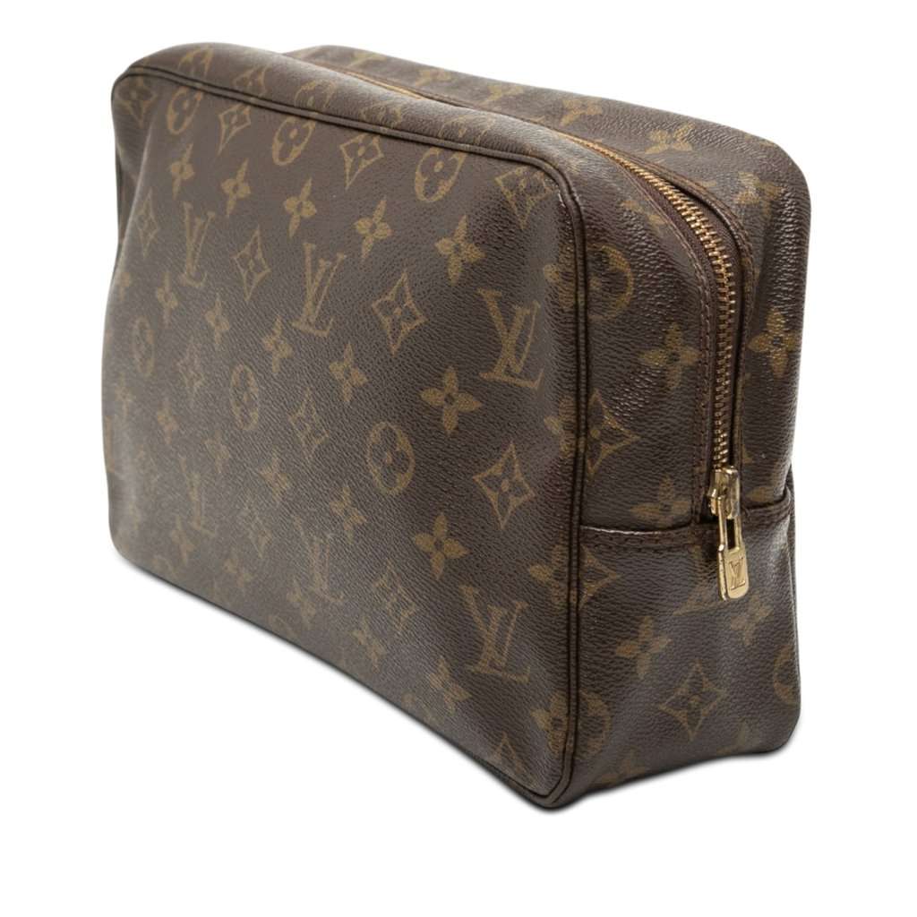 Louis Vuitton Monogram Trousse Toilette 28 Brown Very good condition - Back View