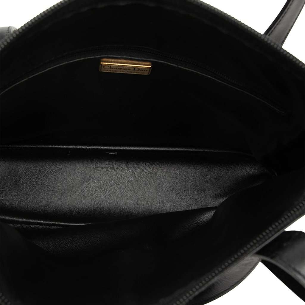 Dior Leather CD Logo Handbag Black Leather Very good condition - Model View