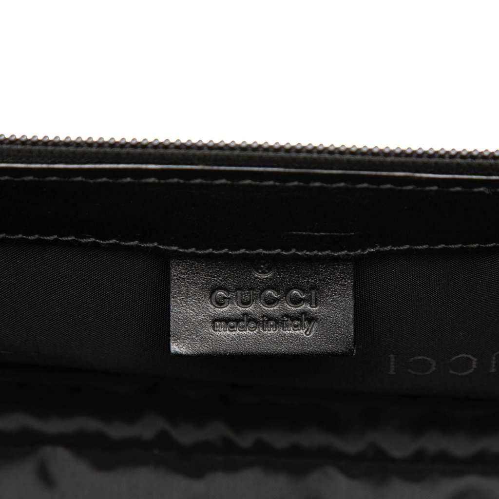 Gucci Canvas Toiletry Pouch Black Very good condition - Box View