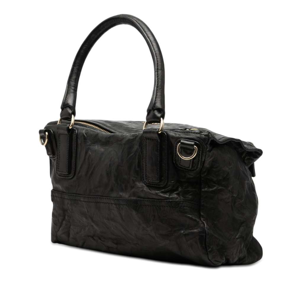 Givenchy Medium Leather Pandora Satchel Black Leather Very good condition - Back View
