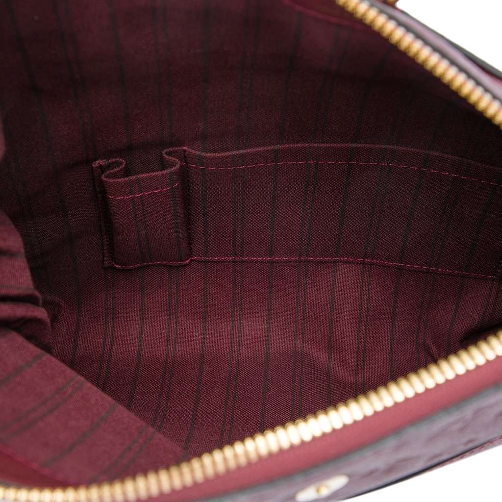 Louis Vuitton Monogram Empreinte Petillante Red Leather Very good - Model View