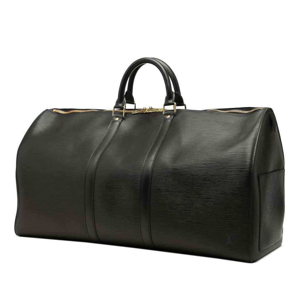 Louis Vuitton Epi Keepall 55 Black Leather Very good condition - Back View