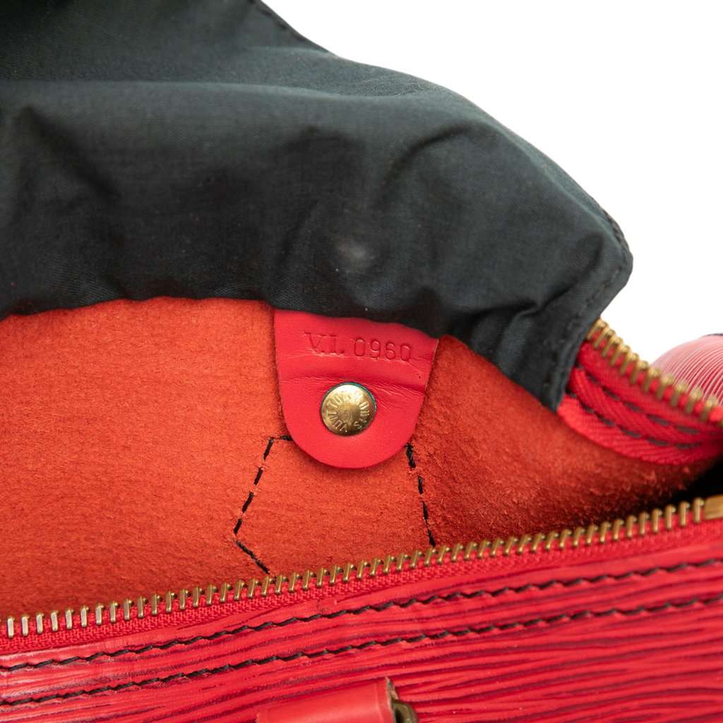 Louis Vuitton Epi Speedy 25 Red Leather Very good condition - Box View