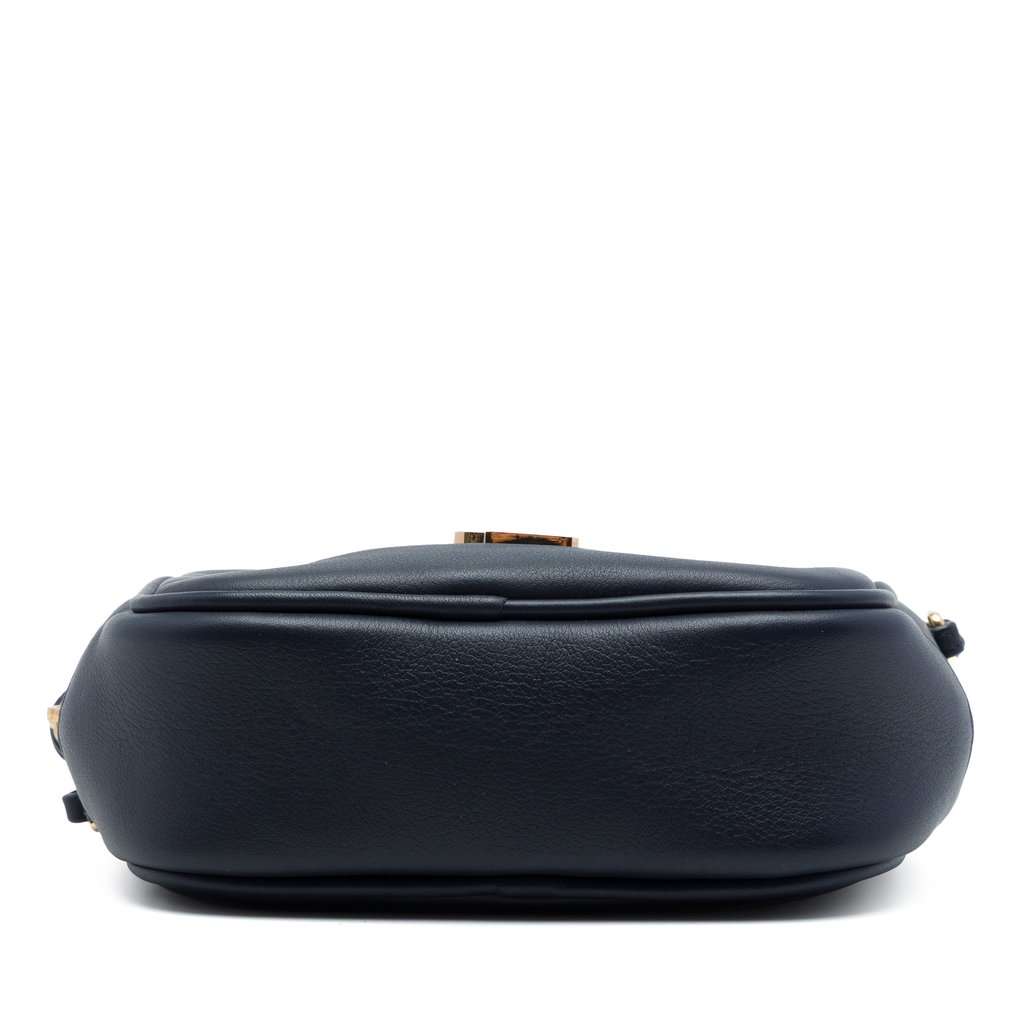 Saint Laurent Calfskin Monogram Blogger Bag Blue Leather Very good - Inside View