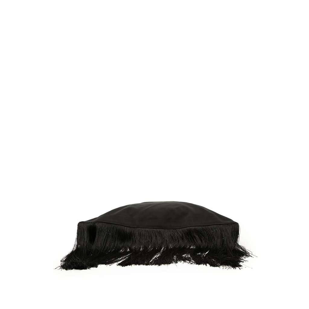 Burberry Canvas Olympia Fringe Clutch Black Very good condition - Inside View