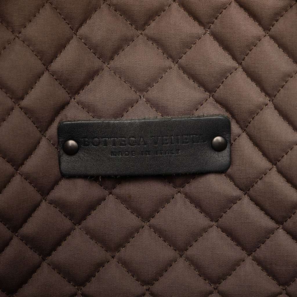 Bottega Veneta Intrecciato Trimmed Leather Briefcase Black Leather Very good condition - Box View