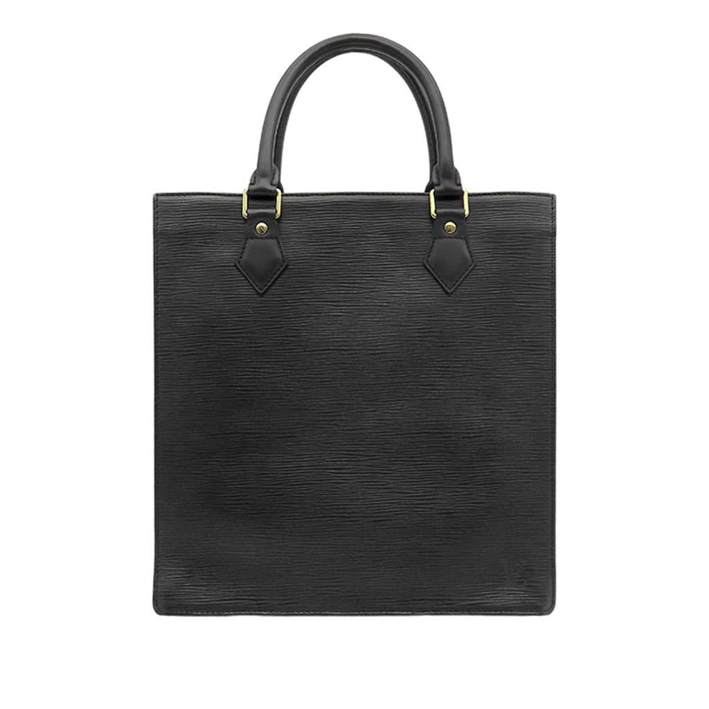 Louis Vuitton Epi Sac Plat Black Leather Very good - Front View