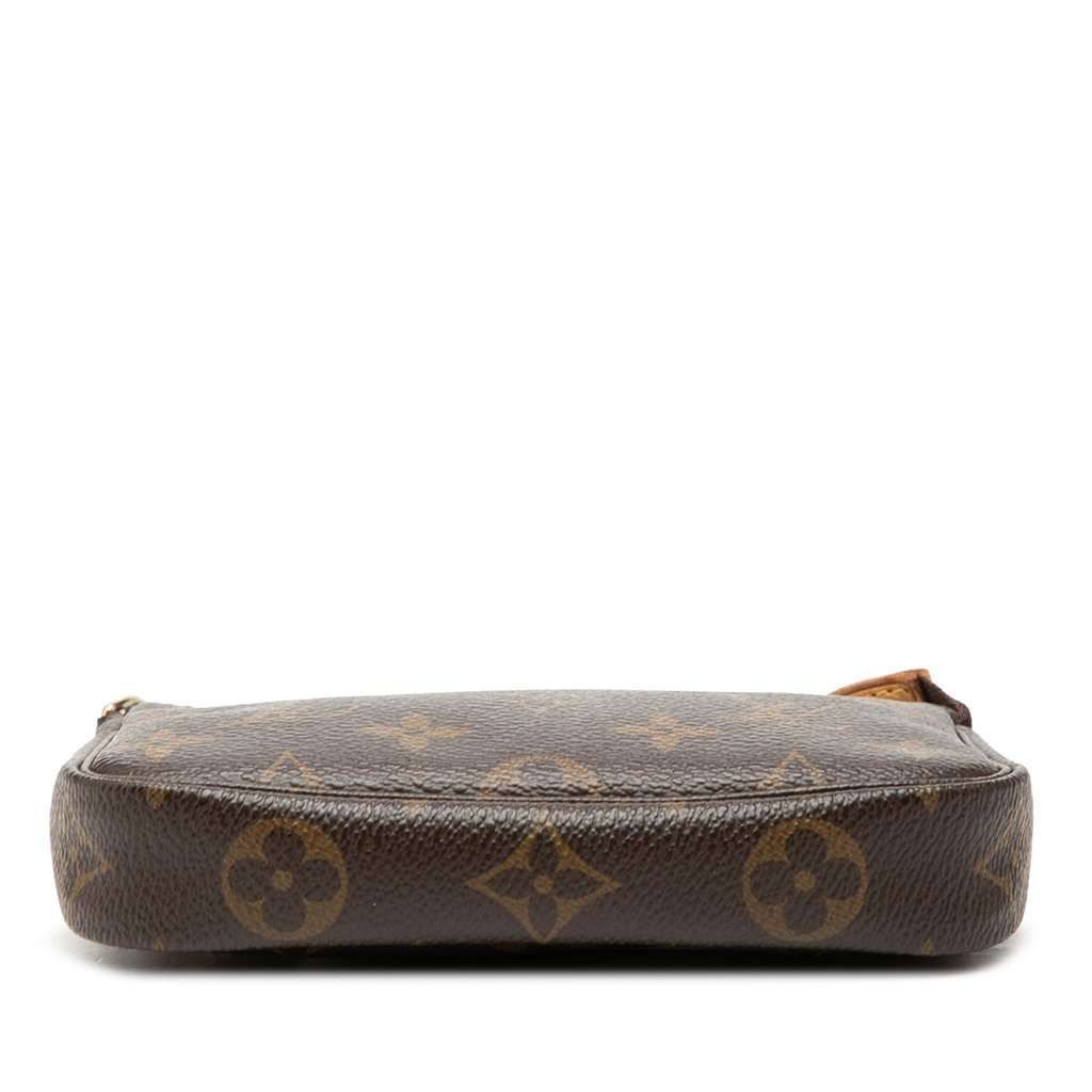 Louis Vuitton Monogram Mini Pochette Accessoires Brown Very good condition - Inside View