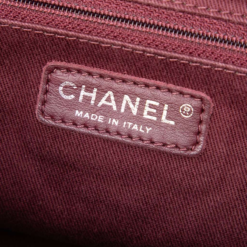 Chanel Small Quilted Calfskin Istanbul Accordion Flap Brown Leather Very good condition - Box View