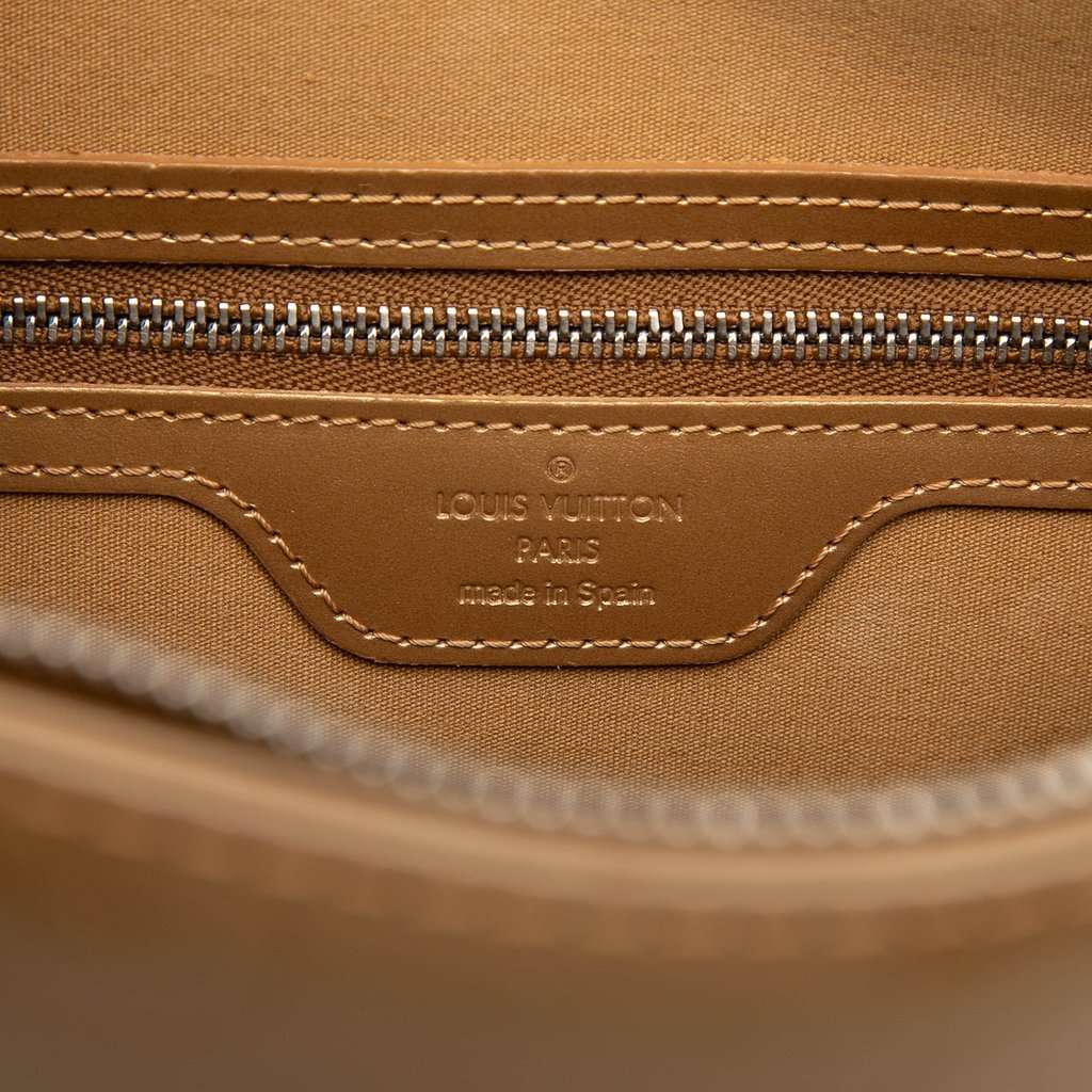 Louis Vuitton Monogram Mat Stockton Gold Leather Very good condition - Box View