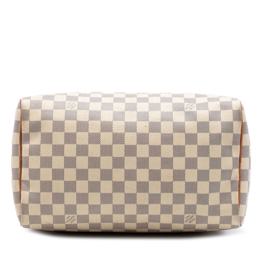 Louis Vuitton Damier Azur Speedy 30 White Very good condition - Inside View