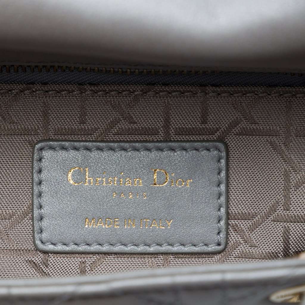 Dior Mini Lambskin Cannage Lady Dior MultiColor Leather Very good - Box View