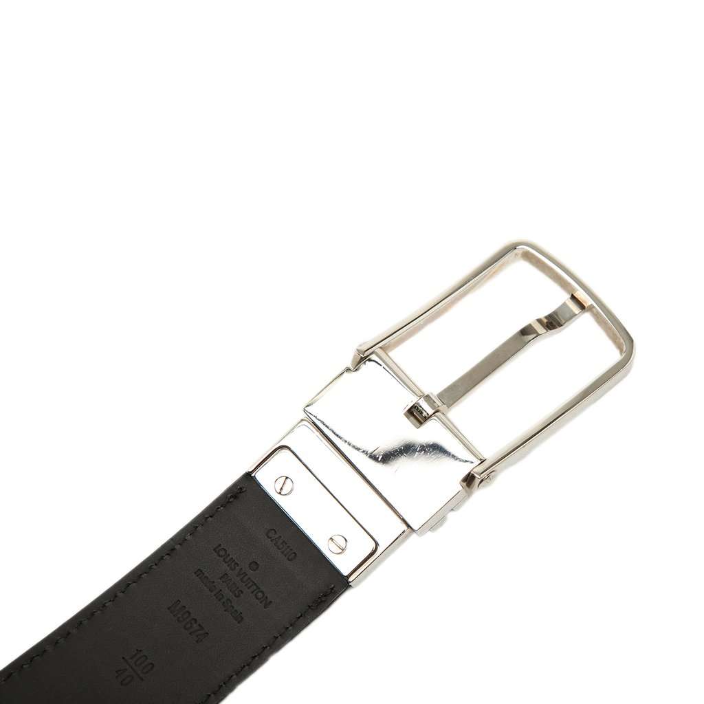 Louis Vuitton Damier Infini Boston Reversible Belt Black Leather Very good condition - Model View