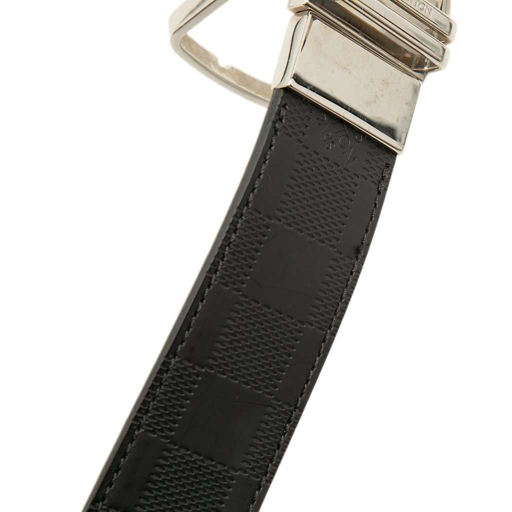 Louis Vuitton Damier Infini Boston Reversible Belt Black Leather Very good condition - Box View