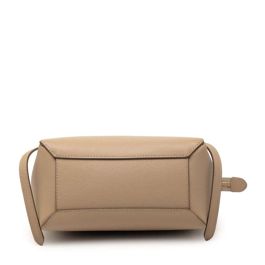 Celine Nano Grained Calfskin Belt Bag Beige Leather Very good condition - Inside View