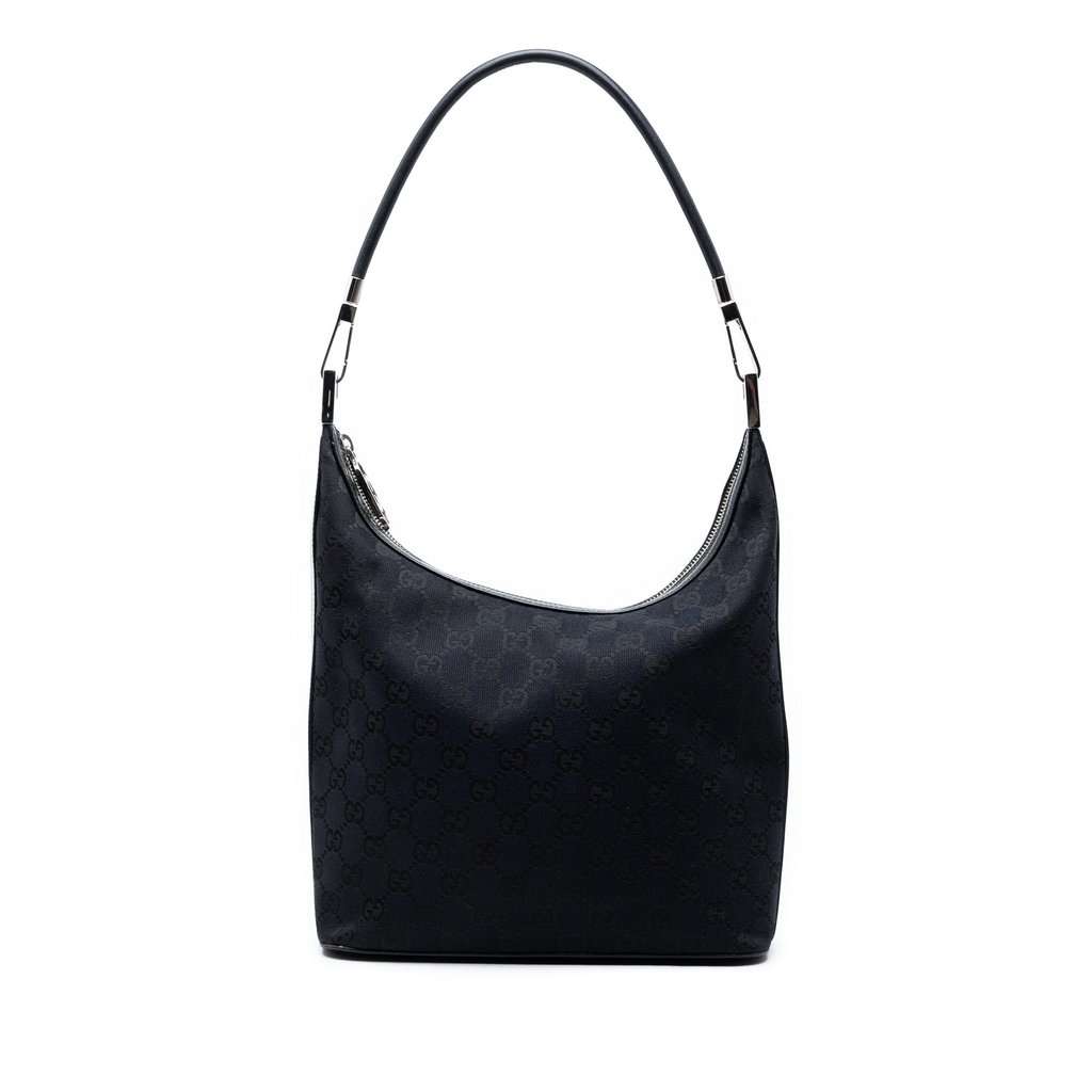 Gucci GG Canvas Shoulder Bag Blue Good condition - Front View