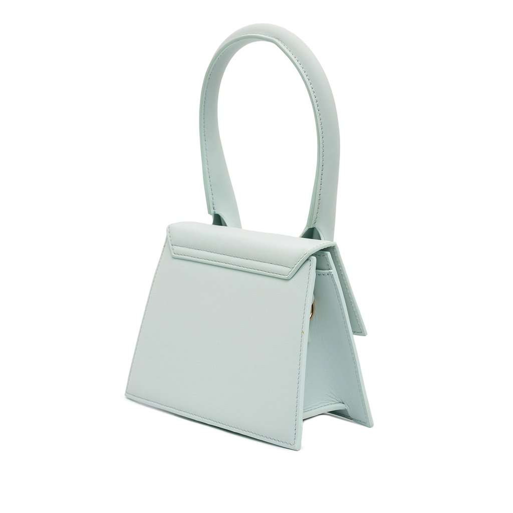 Jacquemus Leather Le Chiquito Moyen Blue Leather Very good - Back View