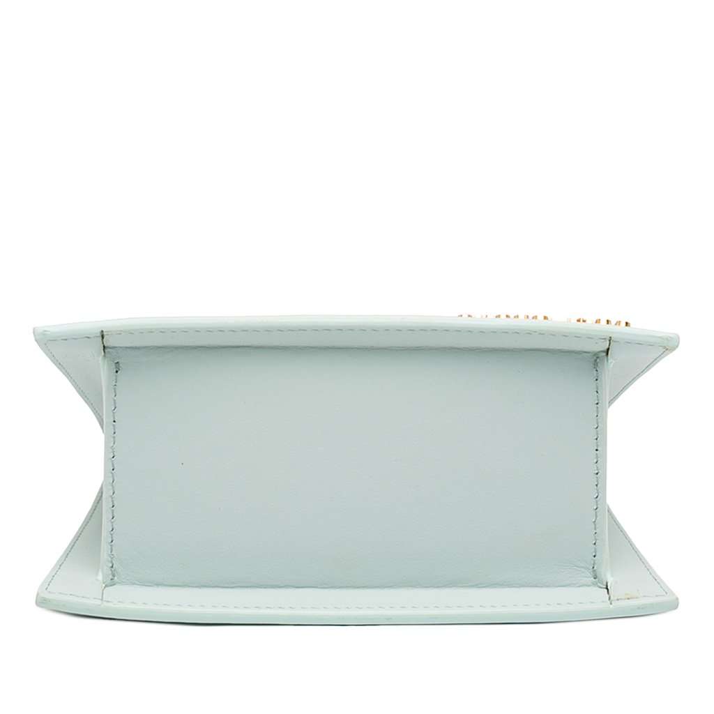 Jacquemus Leather Le Chiquito Moyen Blue Leather Very good - Inside View