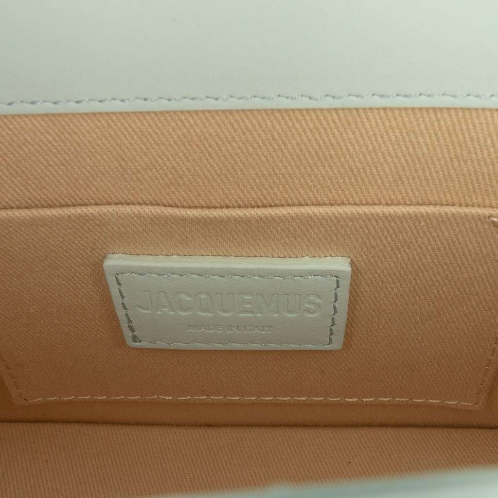 Jacquemus Leather Le Chiquito Moyen Blue Leather Very good - Box View