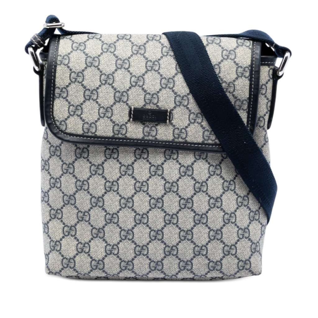 Gucci GG Supreme Crossbody Beige Very good - Front View