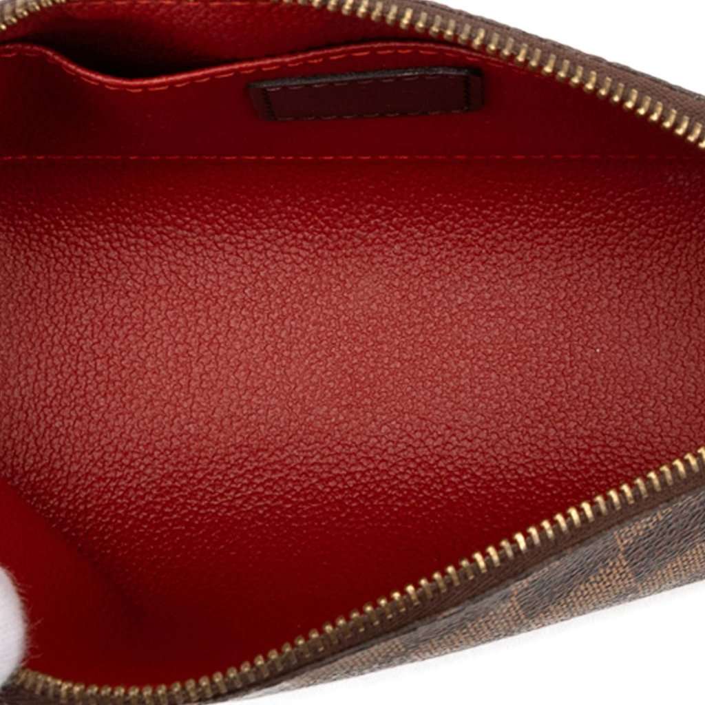 Louis Vuitton Damier Ebene Cosmetic Pouch Brown Very good condition - Model View