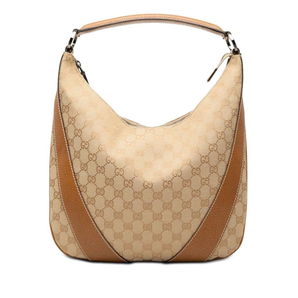 Gucci GG Canvas Hobo Beige Very good condition - Front View
