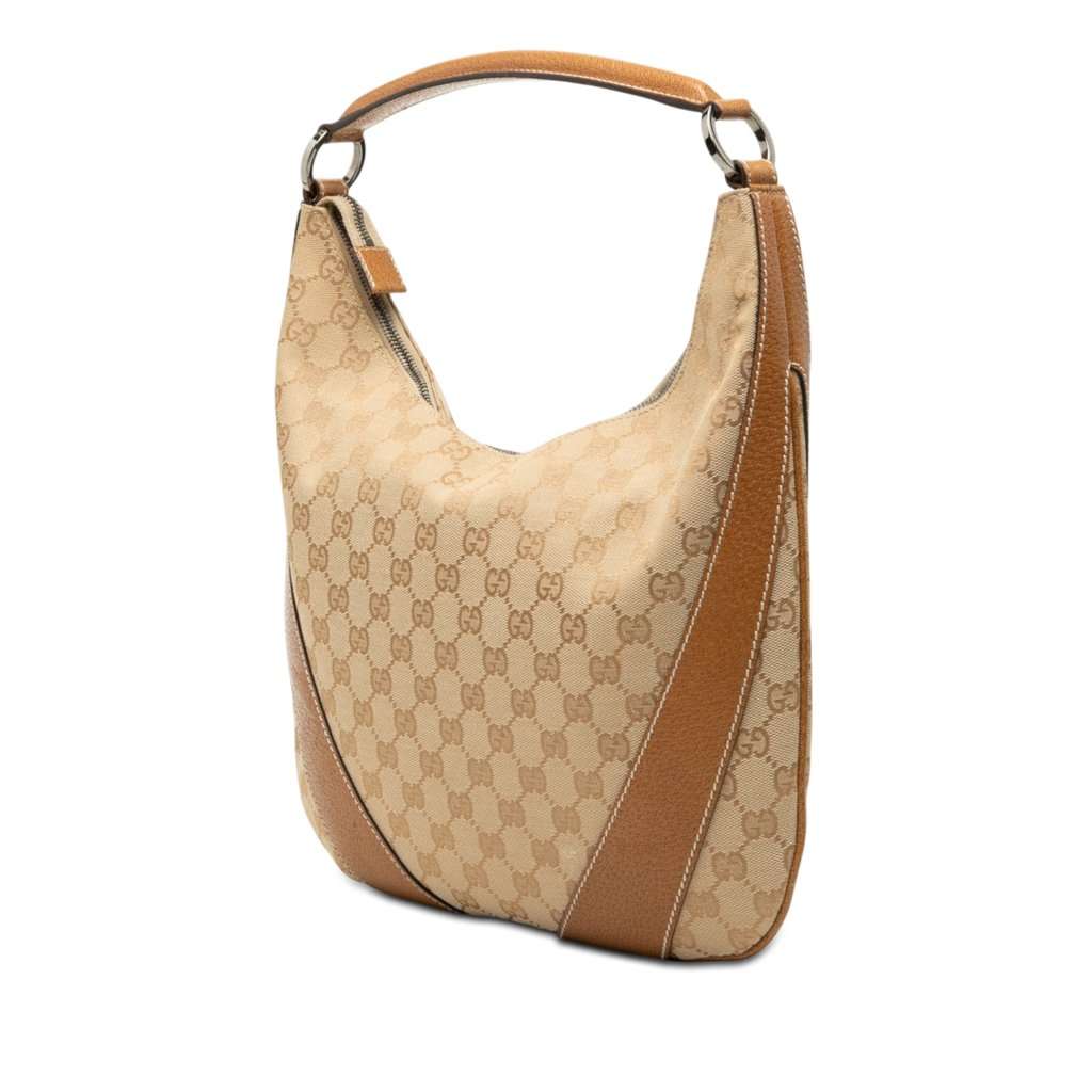 Gucci GG Canvas Hobo Beige Very good condition - Back View