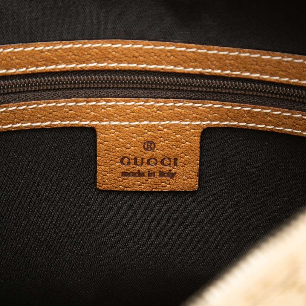 Gucci GG Canvas Hobo Beige Very good condition - Box View